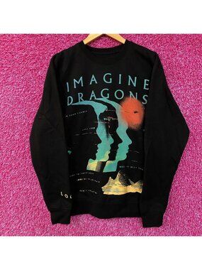 Imagine Dragons Loom World Tour 2024 Crewneck Sweatshirt Medium